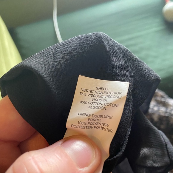 Lucky Brand Mock Neck Peasant Floral Dress Black Size Small - Picture 5 of 5